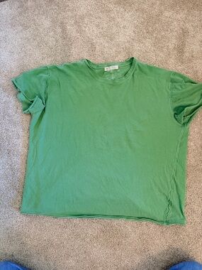 We The Free People oversized Green Short Sleeve Tee